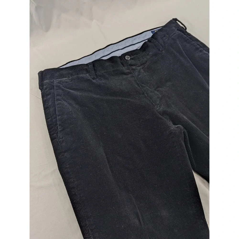 Vtg Polo‎ Ralph Lauren Pants 36X28 (36x30 Tag)  Black Corduroy Classic Fit EUC